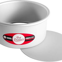 Fat Daddio's - 4" x 2" Aluminum Anodized Round Removable Bottom Baking Pan - PCC-42