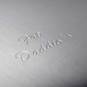 Fat Daddio's - 4" x 4" x 3" Anodized Aluminum Square Cake Pan - PSQ-443