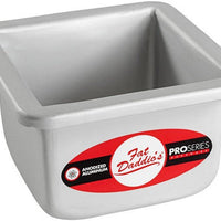 Fat Daddio's - 4" x 4" x 3" Anodized Aluminum Square Cake Pan - PSQ-443