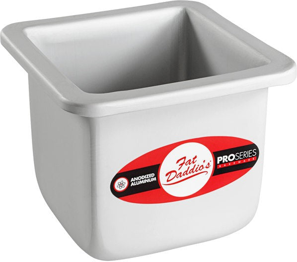 Fat Daddio's - 4" x 4" x 4" Anodized Aluminum Square Cake Pan - PSQ-444