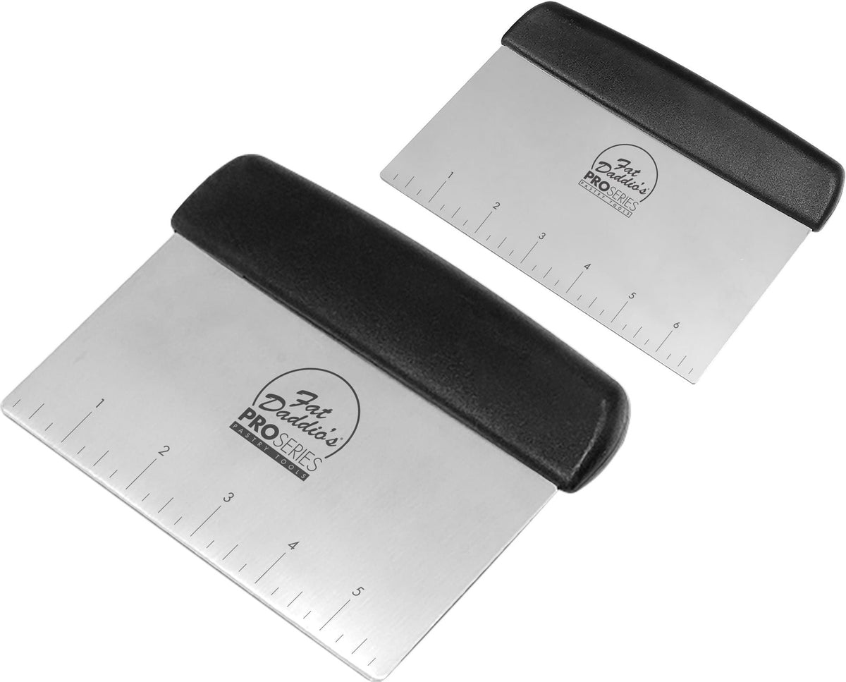 Fat Daddio's - 4.5" X 6" Stainless Steel Bench Wide Scraper - BS-456