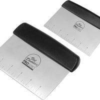 Fat Daddio's - 4.5" X 6" Stainless Steel Bench Wide Scraper - BS-456