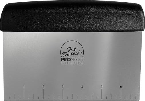 Fat Daddio's - 4.5" X 6" Stainless Steel Bench Wide Scraper - BS-456