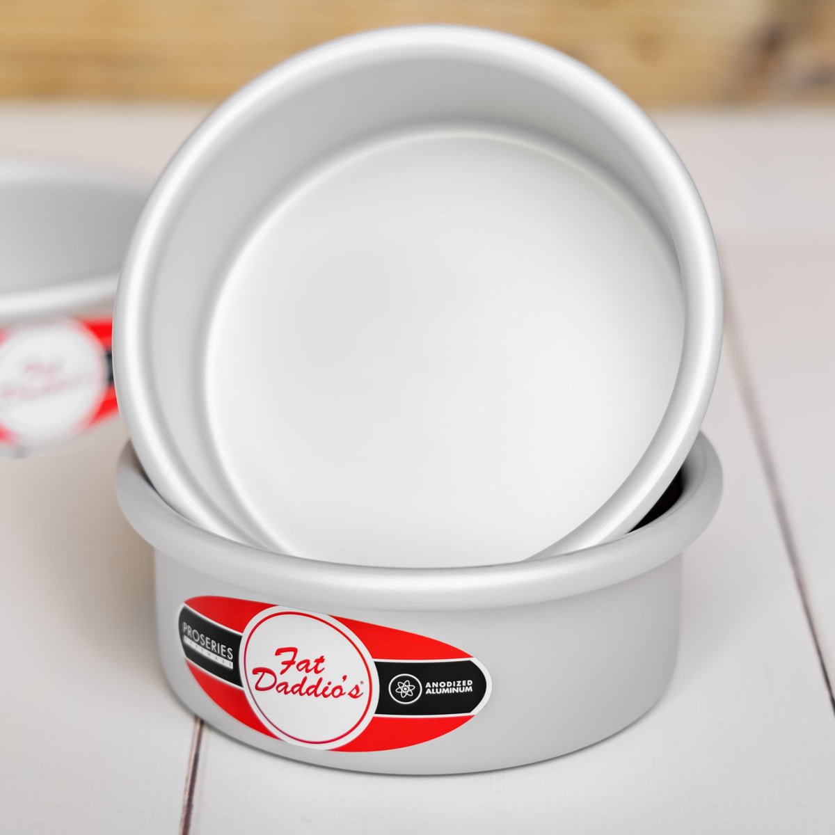 Fat Daddio's - 8" x 2" Aluminum Anodized Round Cake Pan - PRD-82
