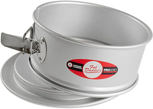 Fat Daddio's - 8" x 3" Aluminum Anodized Round Springform Cake Pans - PSF-83