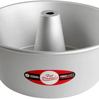 Fat Daddio's - 8" x 3.75" Anodized Aluminum, Round Angel Food/Baking Pan - PAF-8375