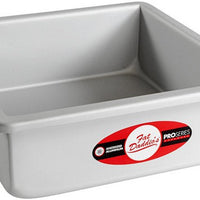 Fat Daddio's - 8" x 8" x 3" Anodized Aluminum Square Cake Pan - PSQ-883