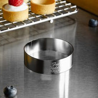 Fat Daddio's - Pro Series 10" x 3" Stainless Steel Round Cake & Pastry Rings - SSRD-1030