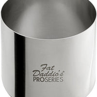 Fat Daddio's - Pro Series 2.75" x 2" Stainless Steel Round Cake & Pastry Rings - SSRD-27520