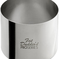 Fat Daddio's - Pro Series 3" x 2" Stainless Steel Round Cake & Pastry Rings - SSRD-3020