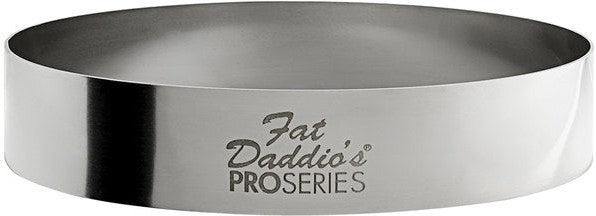 Fat Daddio's - Pro Series 3.5" x 0.75" Stainless Steel Round Cake & Pastry Rings - SSRD-3575