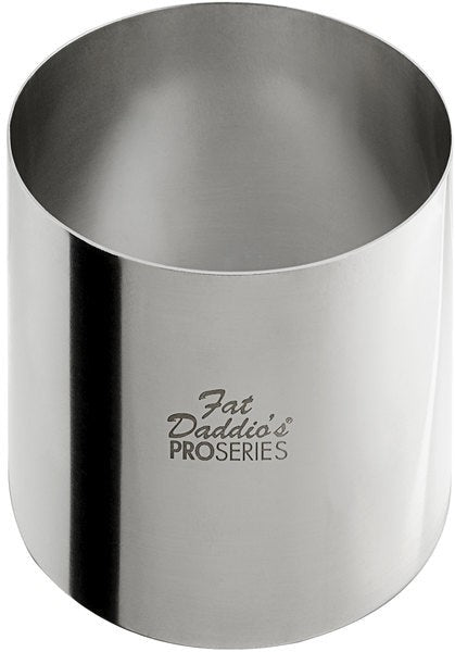 Fat Daddio's - Pro Series 3.5" x 2.3" Stainless Steel Round Cake & Pastry Rings - SSRD-352375