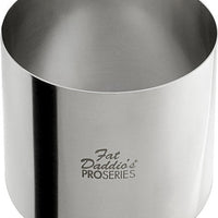 Fat Daddio's - Pro Series 3.5" x 3" Stainless Steel Round Cake & Pastry Rings - SSRD-3530