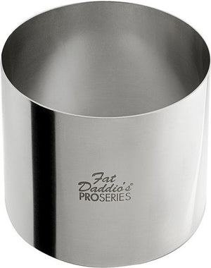 Fat Daddio's - Pro Series 3.5" x 3" Stainless Steel Round Cake & Pastry Rings - SSRD-3530