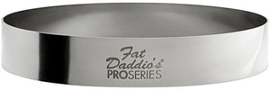 Fat Daddio's - Pro Series 4" x 0.75" Stainless Steel Round Cake & Pastry Rings - SSRD-4075