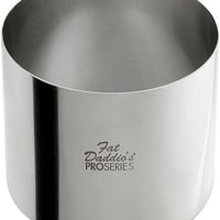 Fat Daddio's - Pro Series 4" x 2.3" Stainless Steel Round Cake & Pastry Rings - SSRD-42375