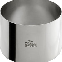 Fat Daddio's - Pro Series 5" x 3" Stainless Steel Round Cake & Pastry Rings - SSRD-5030