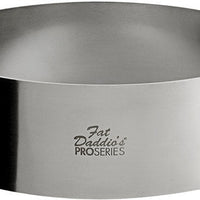Fat Daddio's - Pro Series 6" x 2" Stainless Steel Round Cake & Pastry Rings - SSRD-6020