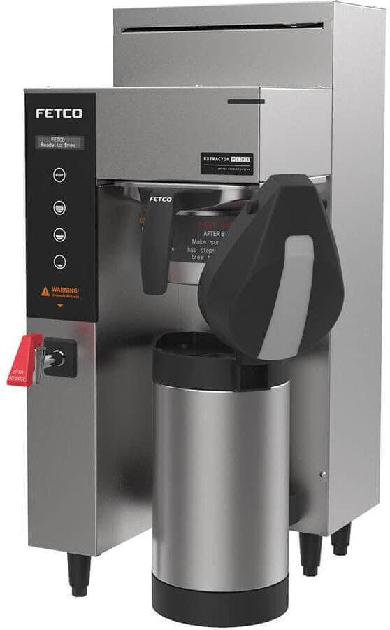 Fetco - 120V Extractor Plus Metal BB Single Automatic Thermal Server Coffee Brewer - E1231US-1A115-MM011 (Special Order Item, ETA 3-4 Weeks)