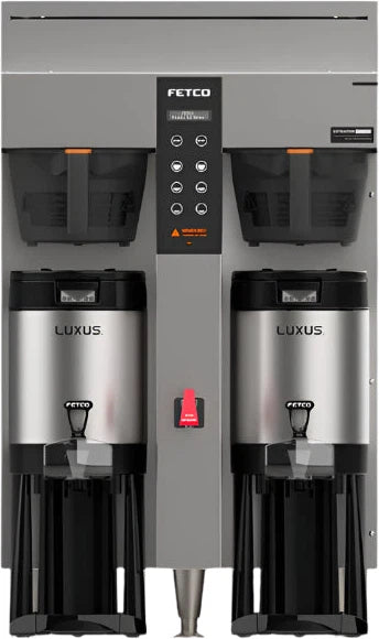 Fetco - 1.5 Gal Extractor Metal BB Plus Double Automatic Thermal Server Coffee Brewer with Max Amp Draw 42.2 & 36.6 - E1252US-UB250-MM110 (Special Order Item, ETA 3-4 Weeks)
