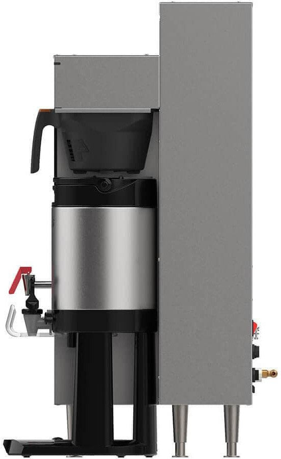 Fetco - 26.25" 120V Extractor Plus Metal BB Single Automatic Thermal Server Coffee Brewer - E1241US-1A115-MM011 (Special Order Item, ETA 3-4 Weeks)