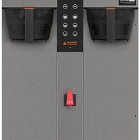Fetco - 26.25" 208-240V Extractor Plus Metal BB Double Automatic Thermal Server Coffee Brewer - E1242US-1B230-MM010 (Special Order Item, ETA 3-4 Weeks)