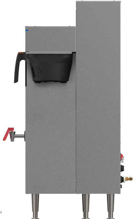 Fetco - 26.25" 208-240V Extractor Plus Metal BB Single Automatic Thermal Server Coffee Brewer - E1241US-1X117-MM011 (Special Order Item, ETA 3-4 Weeks)