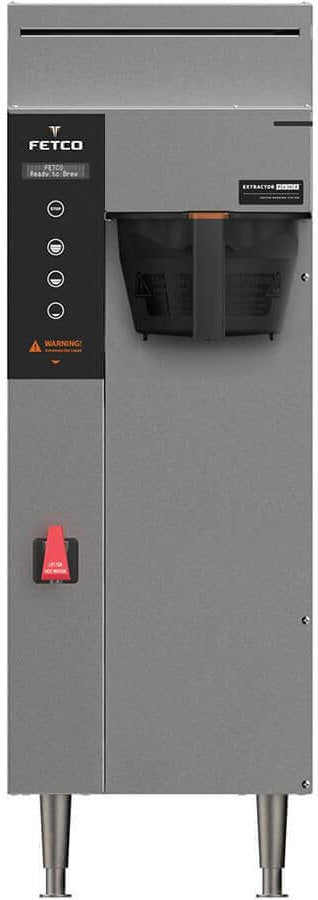 Fetco - 26.25" 208-240V Extractor Plus Plastic BB Single Automatic Thermal Server Coffee Brewer - E1241US-1X117-PM011 (Special Order Item, ETA 3-4 Weeks)