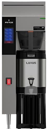 Fetco - 34.5" 208-240V Plastic BB Single Automatic Thermal Server Coffee Brewer - E2241US-1X117-PA011 (Special Order Item, ETA 3-4 Weeks)