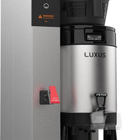 Fetco - 36.9" 208-240V Extractor Plus Plastic BB Double Automatic Thermal Server Coffee Brewer - E1251US-1B230-PM110