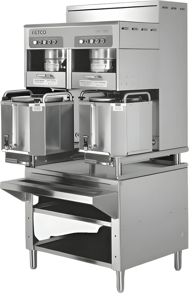 Fetco - 6 Gal Handle Operated Double Countertop Automatic Thermal Server Coffee Brewer with Max Amp Draw 73.6 - C72027 (Special Order Item, ETA 3-4 Weeks)