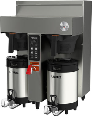 Fetco - Extractor Series Double Station Coffee Brewer 2 x 3 kW with Metal Brew Basket - CBS-1132V+
