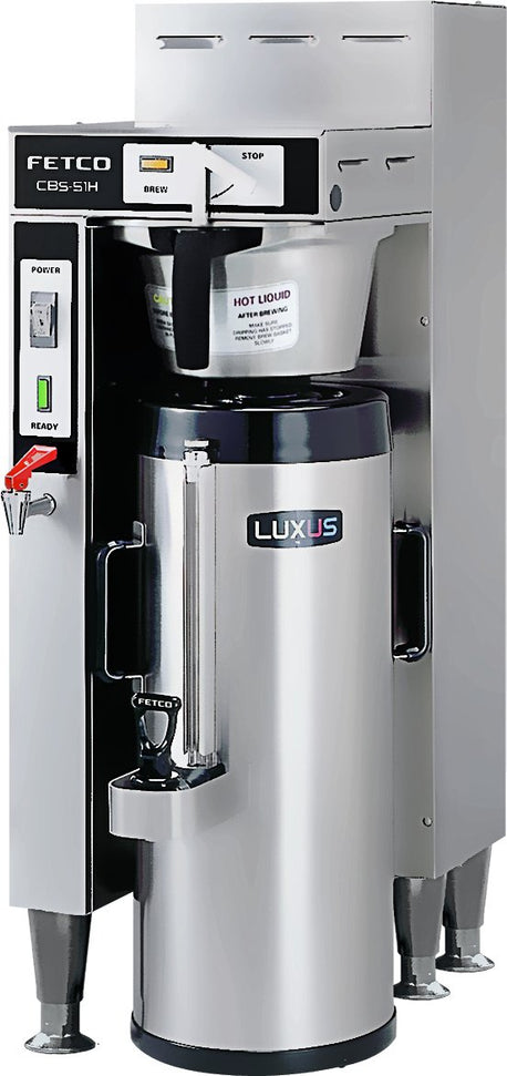 Fetco - Hand-Operated Single Station Coffee Brewer 2 x 4 kW (120/208-240V) - CBS-51H-15 (Special Order Item, ETA 3-4 Weeks)