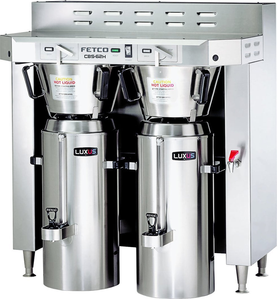 Fetco - Handle-Operated Dual Station Coffee Brewer 6 x 3 kW (120/208-240V) - CBS-62H-30 (Special Order Item, ETA 3-4 Weeks)
