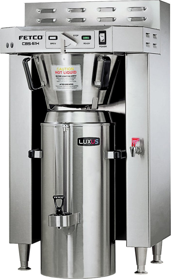 Fetco - Handle-Operated Single Station Coffee Brewer 3 x 3 kW (120/208-240V) - CBS-61H-30 (Special Order Item, ETA 3-4 Weeks)