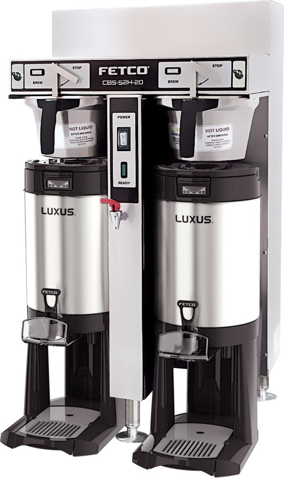 Fetco - Maritime Dual Station Coffee Brewer 2 x 3 kW (220-240V) - IP44-52H-20 (Special Order Item, ETA 3-4 Weeks)