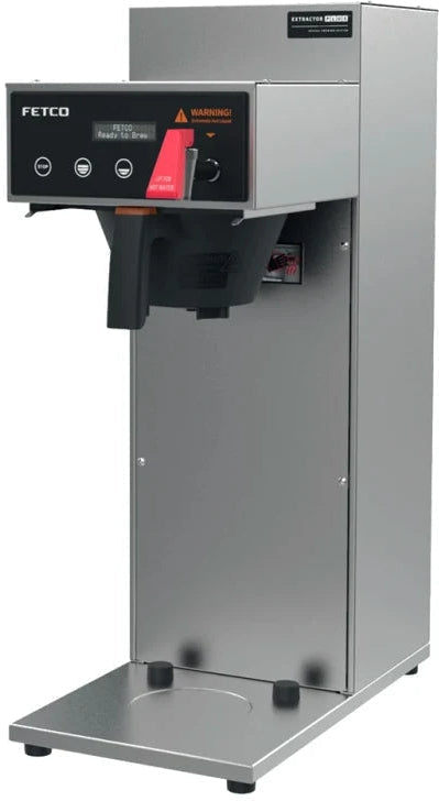 Fetco - Single Station Airpot Coffee Brewer with Large Metal Basket - E1221US-1A117-LM001 (Special Order Item, ETA 3-4 Weeks)