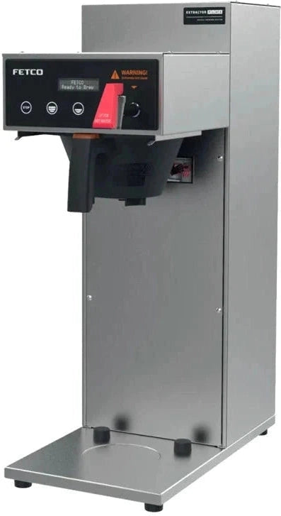 Fetco - Single Station Airpot Coffee Brewer with Standard Plastic Basket - E1221US-1A117-PM001 (Special Order Item, ETA 3-4 Weeks)