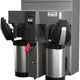 Fetco - Touchscreen Series Airpot Coffee Brewer Double Station 2 x 3 kW with Metal Brew Basket - CBS-2132XTS