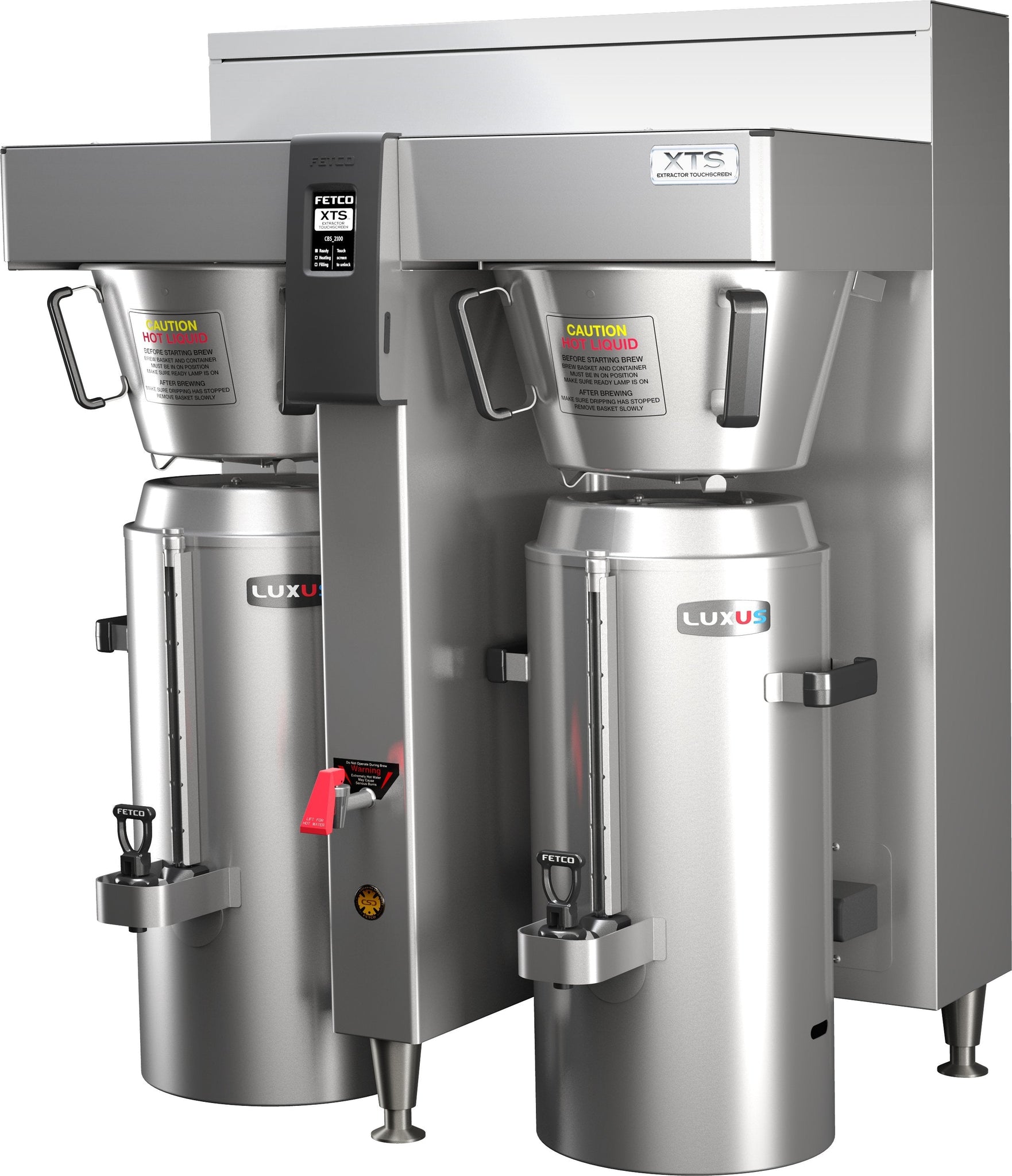 Fetco - Touchscreen Series Coffee Brewer Double Station 6 x 3 kW 440-480V - CBS-2162XTS