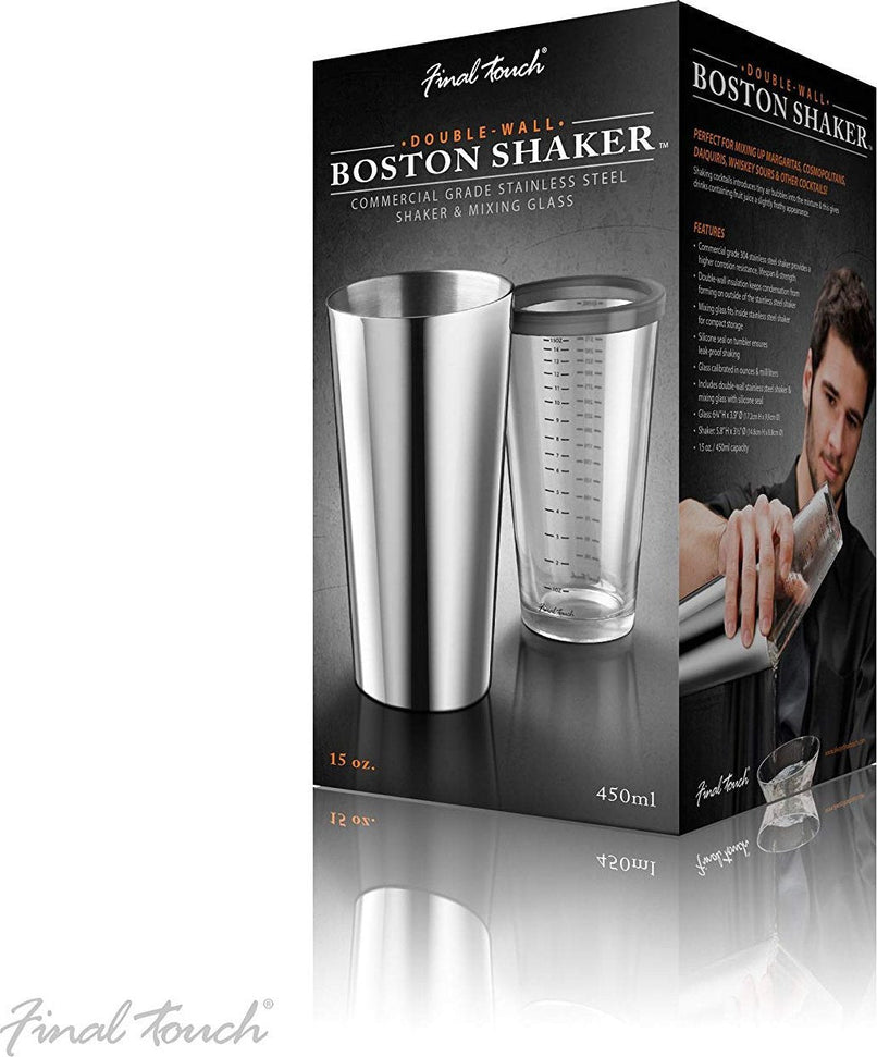 Final Touch - Double-Wall Boston Shaker - FTA1852