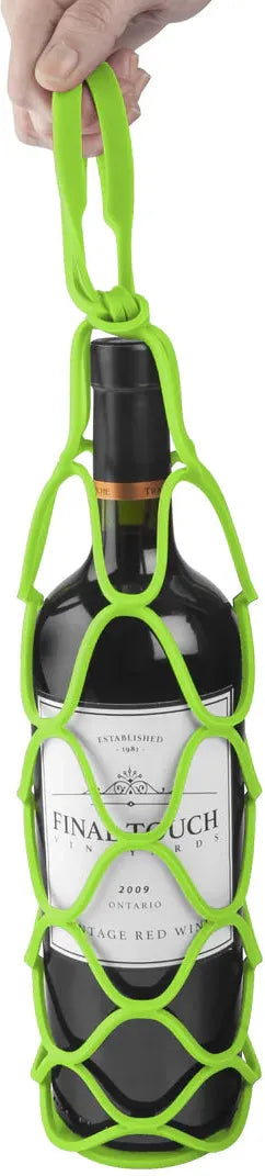 Final Touch - Up&Away Collapsible Silicone Bottle Bag Green - FTA1074