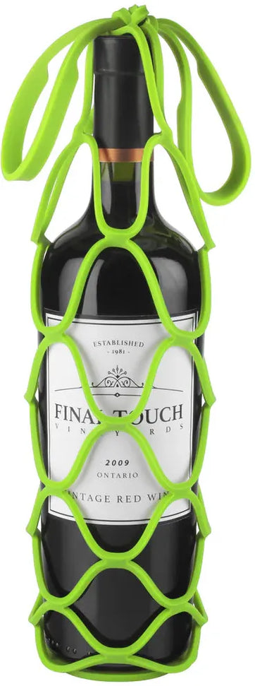 Final Touch - Up&Away Collapsible Silicone Bottle Bag Green - FTA1074