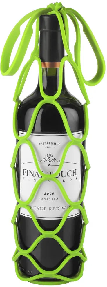 Final Touch - Up&Away Collapsible Silicone Bottle Bag Green - FTA1074