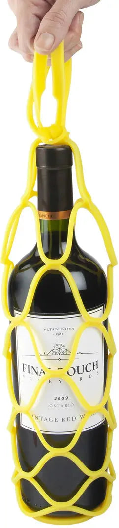 Final Touch - Up&Away Collapsible Silicone Bottle Bag Yellow - FTA1075