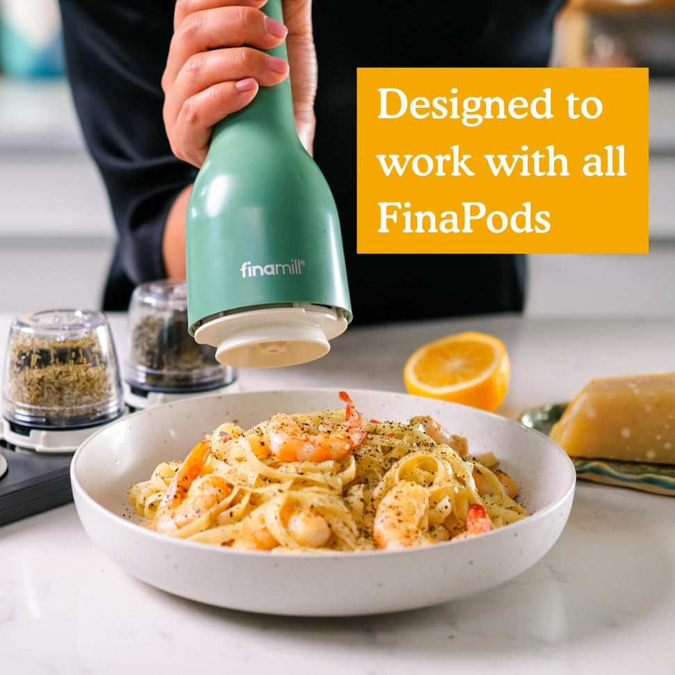 Finamill - 9" x 9" x 9" Gray 3-Pod Triangle Stackable Tray - FMA100-1