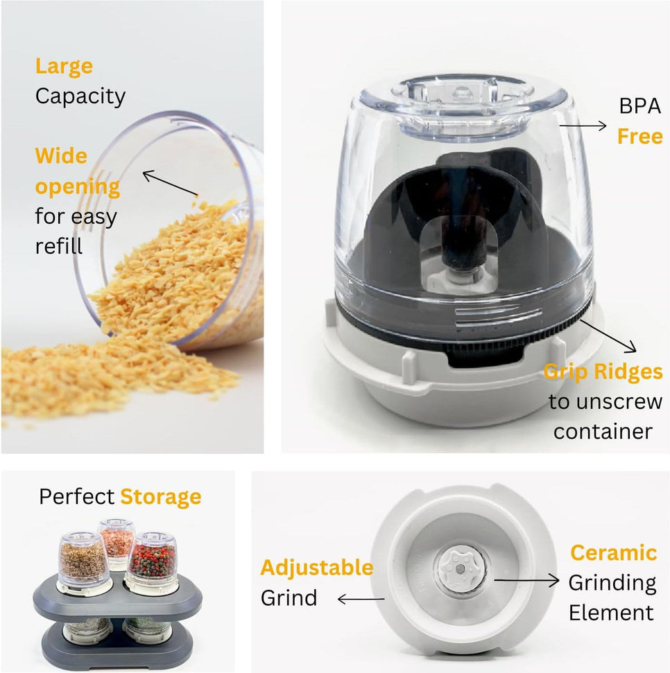 Finamill - FinaPod Max Grey Interchangeable Spice Pod - FM132-1