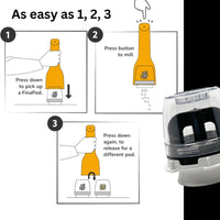 Finamill - FinaPod Max Grey Interchangeable Spice Pod - FM132-1