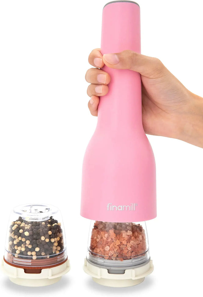 Finamill - Pink Grinder with 2 Pods (ProPlus & Peppercorn), Battery Operated - GP803437-111PIN