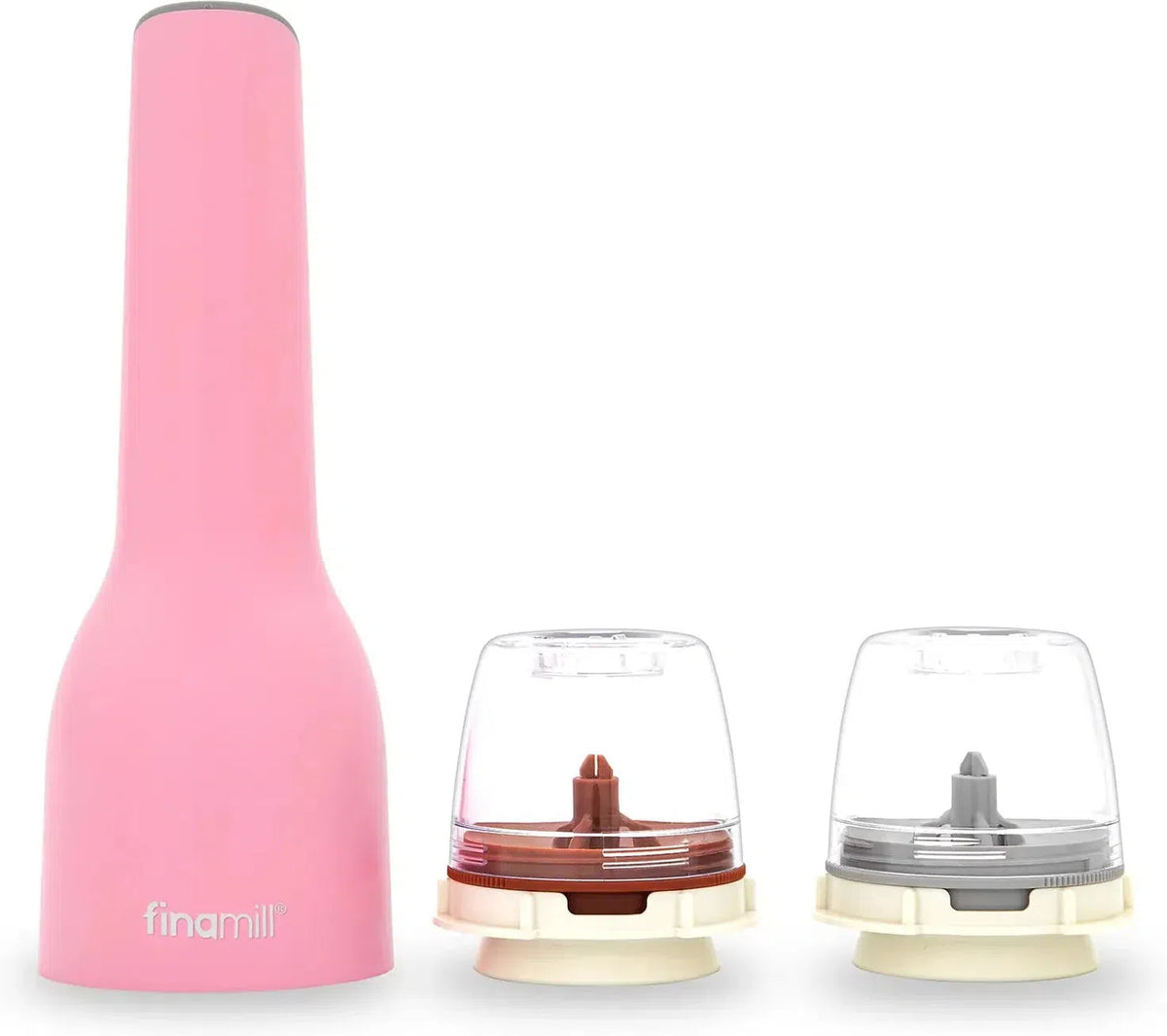 Finamill - Pink Grinder with 2 Pods (ProPlus & Peppercorn), Battery Operated - GP803437-111PIN